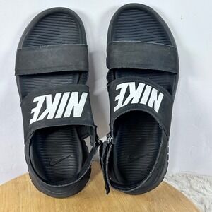 Nike Sandals Slides Two‎ Strap Adjustable Black Comfort Casual Size?